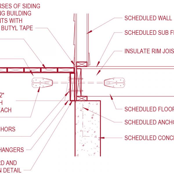 Standard Residential Wood Deck - Revit Details