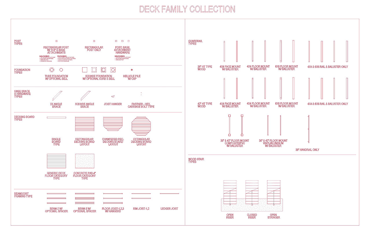 Wooden Deck - Revit Family Collection - Image 5