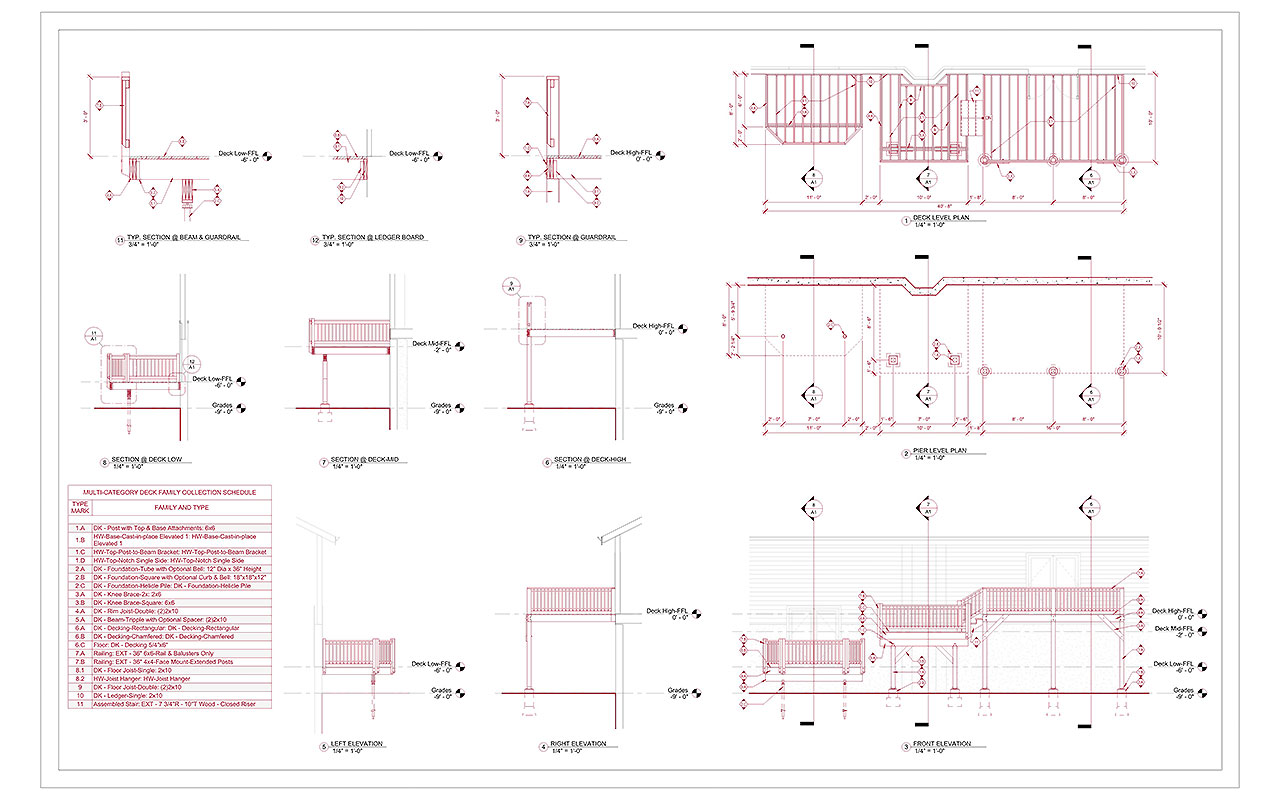 Wooden Deck - Revit Family Collection - Image 15