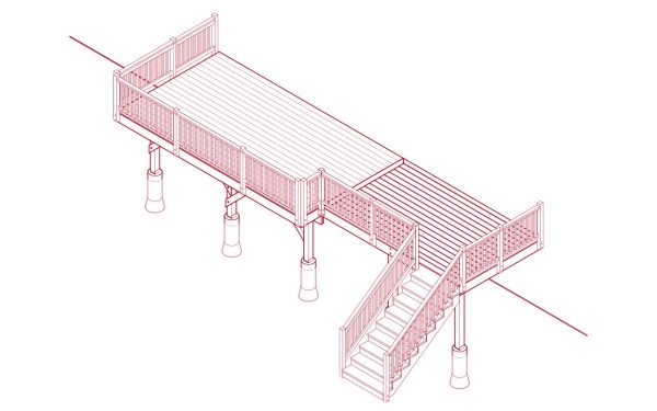 Residential Deck - Revit Family Collection - Image 9