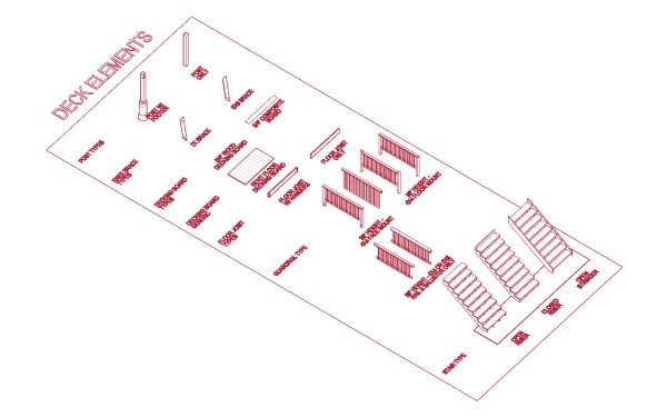 Residential Deck - Revit Family Collection - Image 2