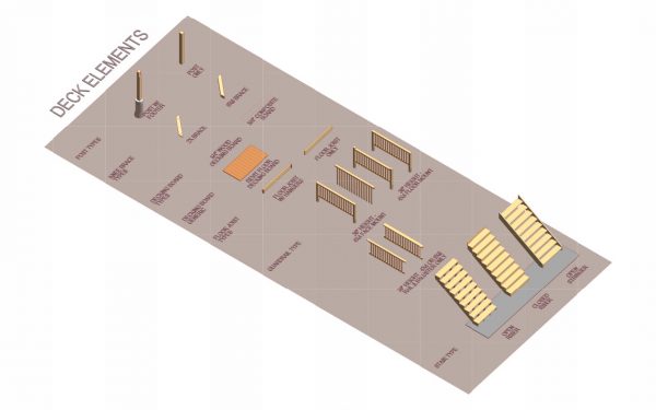Residential Deck - Revit Family Collection - Image 3