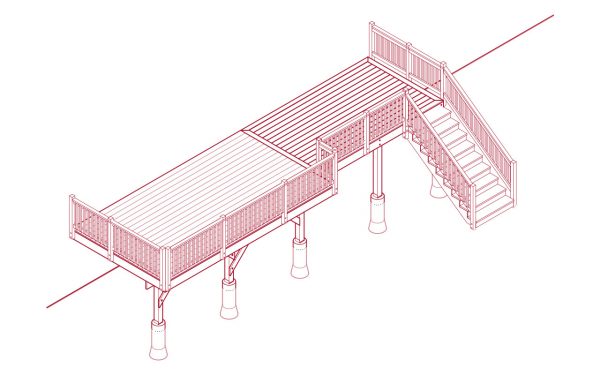 Residential Deck - Revit Family Collection - Image 8