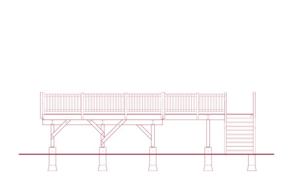 Residential Deck - Revit Family Collection - Image 4