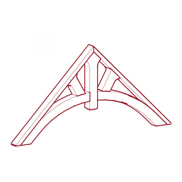 Gable Bracket 10 - Parametric Revit Family - Image 2