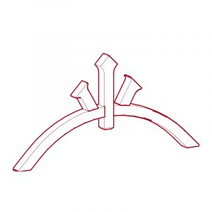 Gable Bracket 10 - Parametric Revit Family