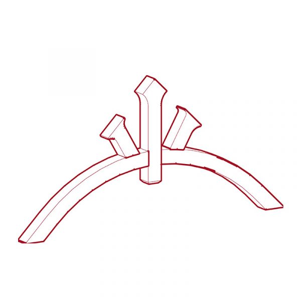 Gable Bracket 10 - Parametric Revit Family