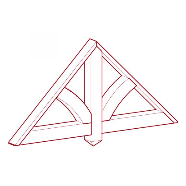 Gable Bracket 3 - Parametric Revit Family