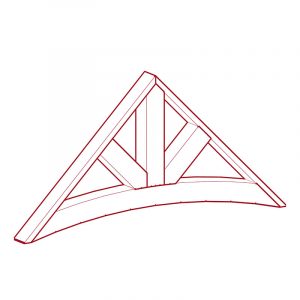 Gable Bracket 5 - Parametric Revit Family