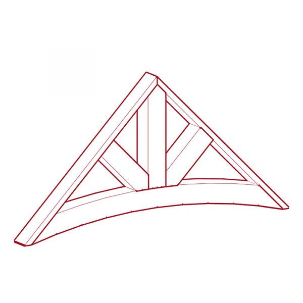 Gable Bracket 5 - Parametric Revit Family