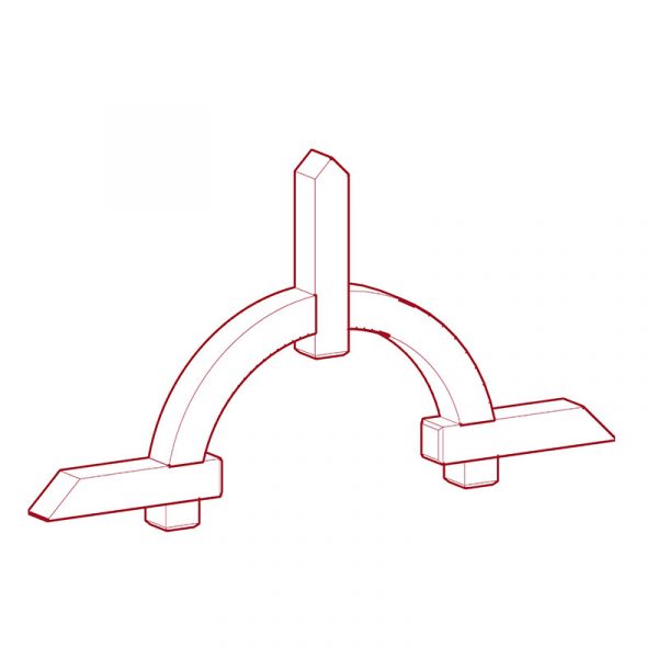 Gable Bracket 7 - Parametric Revit Family - Image 2