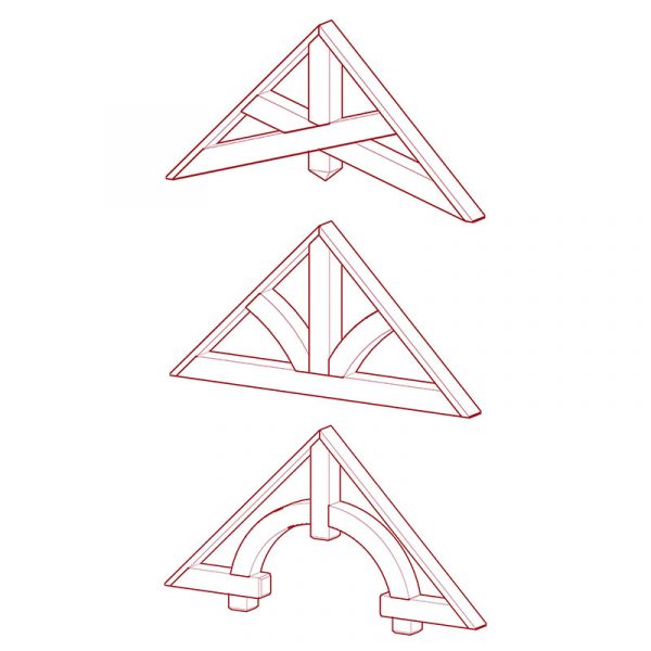 Gable Bracket - Parametric Revit Family Collection 1