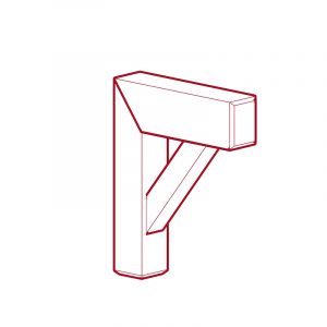 Wall Bracket 1 - Parametric Revit Family