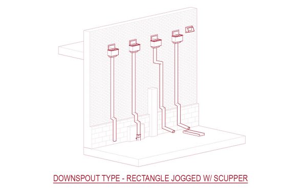 Downspout & Gutter - Parametric Revit Family Collection - Image 5