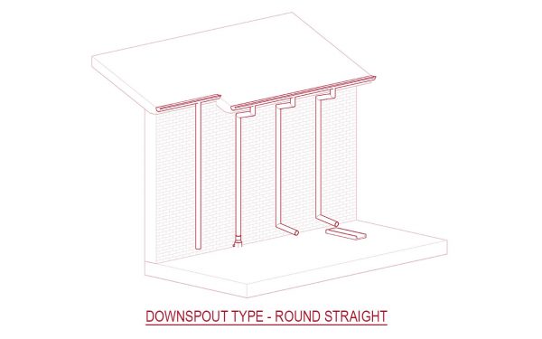 Downspout & Gutter - Parametric Revit Family Collection - Image 6
