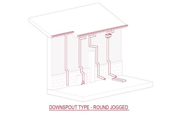 Downspout & Gutter - Parametric Revit Family Collection - Image 7