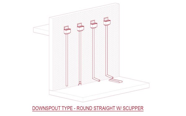 Downspout & Gutter - Parametric Revit Family Collection - Image 8