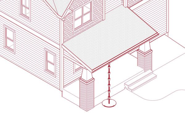 Rain Chain Downspout - Parametric Revit Family - Image 2