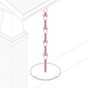 Rain Chain Downspout - Parametric Revit Family