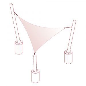 Sail Shade Structure - Revit Family Collection